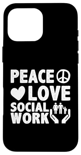 Sozialarbeiter: Frieden, Liebe, Sozialarbeiter Hülle für iPhone 16 Pro Max Sozialarbeiter: Frieden, Liebe, Sozialarbeiter Hülle für iPhone 16 Pro Max von Social Worker And Social Justice Designs