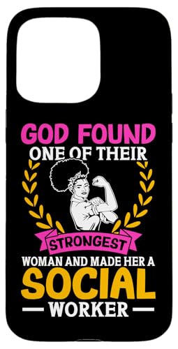 Sozialarbeiter: Gott hat eine ihrer stärksten Frauen gefunden Hülle für iPhone 15 Pro Max Sozialarbeiter: Gott hat eine ihrer stärksten Frauen gefunden Hülle für iPhone 15 Pro Max von Social Worker And Social Justice Designs