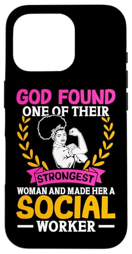 Sozialarbeiter: Gott hat eine ihrer stärksten Frauen gefunden Hülle für iPhone 16 Pro Sozialarbeiter: Gott hat eine ihrer stärksten Frauen gefunden Hülle für iPhone 16 Pro von Social Worker And Social Justice Designs