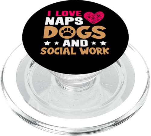 Sozialarbeiter: I Love Nickerchen, Hunde und Sozialarbeit PopSockets PopGrip für MagSafe Sozialarbeiter: I Love Nickerchen, Hunde und Sozialarbeit PopSockets PopGrip für MagSafe von Social Worker And Social Justice Designs