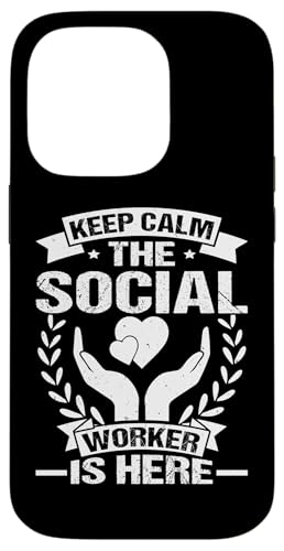 Sozialarbeiter: Keep Calm, The Social Worker Is Here Hülle für iPhone 14 Pro Sozialarbeiter: Keep Calm, The Social Worker Is Here Hülle für iPhone 14 Pro von Social Worker And Social Justice Designs