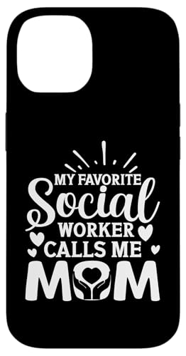 Sozialarbeiter: Mein Lieblingssozialarbeiter nennt mich Mama Hülle für iPhone 14 von Social Worker And Social Justice Designs