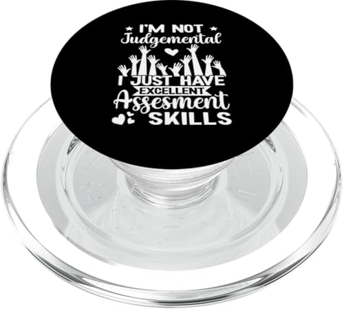 Sozialarbeiter: Sie sind nicht urteilend, haben aber Beurteilungsfähigkeiten PopSockets PopGrip für MagSafe von Social Worker And Social Justice Designs