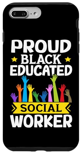 Sozialarbeiter: Stolzer schwarz ausgebildeter Sozialarbeiter Hülle für iPhone 7 Plus/8 Plus von Social Worker And Social Justice Designs