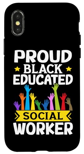 Sozialarbeiter: Stolzer schwarz ausgebildeter Sozialarbeiter Hülle für iPhone X/XS Sozialarbeiter: Stolzer schwarz ausgebildeter Sozialarbeiter Hülle für iPhone X/XS von Social Worker And Social Justice Designs