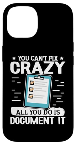 Sozialarbeiter: You Can't Fix Crazy, All You Do Is Dokument Hülle für iPhone 14 Sozialarbeiter: You Can't Fix Crazy, All You Do Is Dokument Hülle für iPhone 14 von Social Worker And Social Justice Designs
