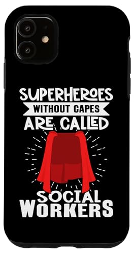Superhelden ohne Umhänge werden als Sozialarbeiter bezeichnet Hülle für iPhone 11 Superhelden ohne Umhänge werden als Sozialarbeiter bezeichnet Hülle für iPhone 11 von Social Worker And Social Justice Designs
