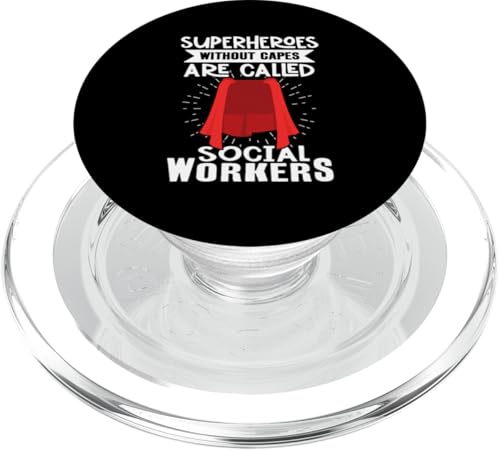 Superhelden ohne Umhänge werden als Sozialarbeiter bezeichnet PopSockets PopGrip für MagSafe Superhelden ohne Umhänge werden als Sozialarbeiter bezeichnet PopSockets PopGrip für MagSafe von Social Worker And Social Justice Designs