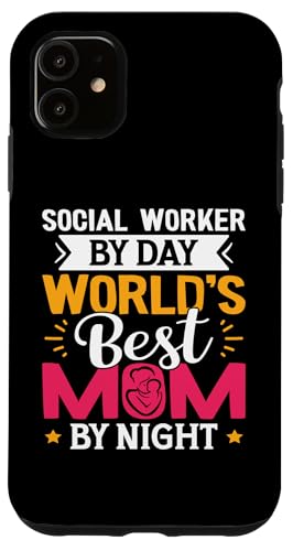 Tagsüber Sozialarbeiterin, beste Mutter der Welt Hülle für iPhone 11 Tagsüber Sozialarbeiterin, beste Mutter der Welt Hülle für iPhone 11 von Social Worker And Social Justice Designs