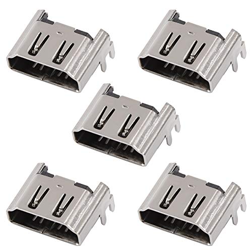 Socobeta 5-teiliger HDMI-Port-Schnittstellenanschluss Ersatzbuchse Kompatibel mit 4 PS4-Motherboard Socobeta 5-teiliger HDMI-Port-Schnittstellenanschluss Ersatzbuchse Kompatibel mit 4 PS4-Motherboard von Socobeta