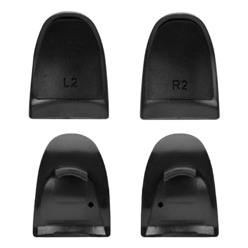 Erweiterte Griffe L2 R2 Erweiterte Griffe Soft Touch Controller Extender Schaltflächen Erweiterungsauslöser für (schwarz) von Socobeta