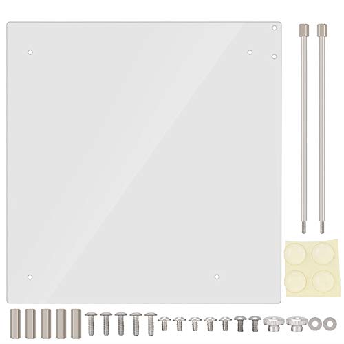 Motherboard Acrylrahmen Open Frame Transparenter Acryl Overlock Computer Fall DIY Base Stand für ITX Motherboard von Socobeta