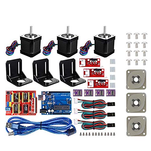 Socobeta 3D-Drucker CNC-Kit 3D-Druckerzubehör CNC Shield Expansion Board 3 Stoßdämpfer Computer Zubehör von Socobeta