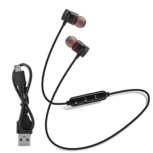 Socobeta Drahtloser Bluetooth-Sportkopfhörer In-Ear-Stereo-Kopfhörer mit Rauschunterdrückung zum Hören von Songs Sports(schwarz) Unterhaltungselektronik von Socobeta