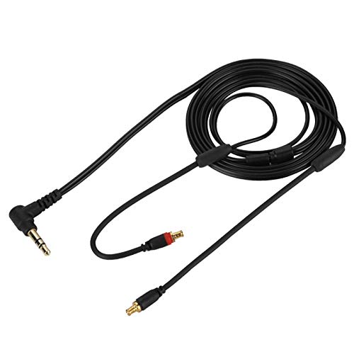 Socobeta Ersatzkabel für Kopfhörer A2DC A2DC schwarz weich für Audio-Technica ATH-LS50 / 70/200 E40 / 50/70 von Socobeta