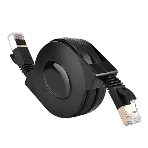 Socobeta Ethernet-Kabel CAT7 LAN-Netzwerk RJ45 600-MHz-Patchkabel Einziehbares flaches Ethernet-Kabel Socobeta Ethernet-Kabel CAT7 LAN-Netzwerk RJ45 600-MHz-Patchkabel Einziehbares flaches Ethernet-Kabel von Socobeta