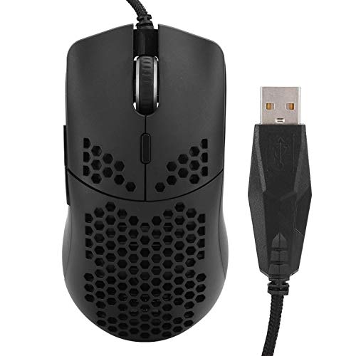 Socobeta Gaming Mouse Mouse Hole Mouse 6-Tasten-Mausbeleuchtung Praktisch für Desktop für Computer von Socobeta