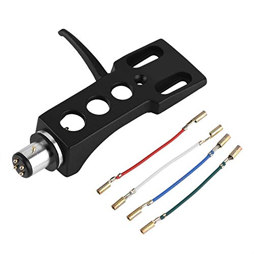 Socobeta Plattenspieler-Headshell Universal LP-Plattenspieler-Patrone Phono Headshell Mount-Ersatz durch Anschlusskabel Socobeta Plattenspieler-Headshell Universal LP-Plattenspieler-Patrone Phono Headshell Mount-Ersatz durch Anschlusskabel von Socobeta