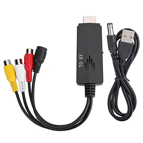 Videokonverter HDMI zu AV Cinch 1080P HD Adapter Tragbares Adapterkabel Stecker zu Buchse für TV VCR DVD Videokonverter HDMI zu AV Cinch 1080P HD Adapter Tragbares Adapterkabel Stecker zu Buchse für TV VCR DVD von Socobeta