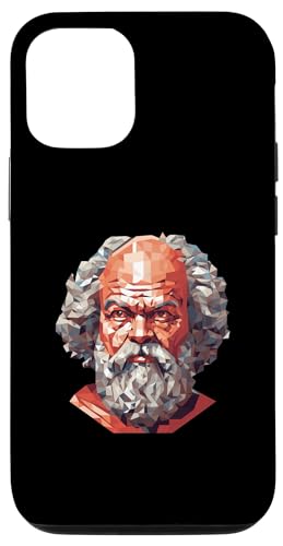 Sokrates 8 Bit Hülle für iPhone 12/12 Pro von Socrates Art Style Designs For Historians