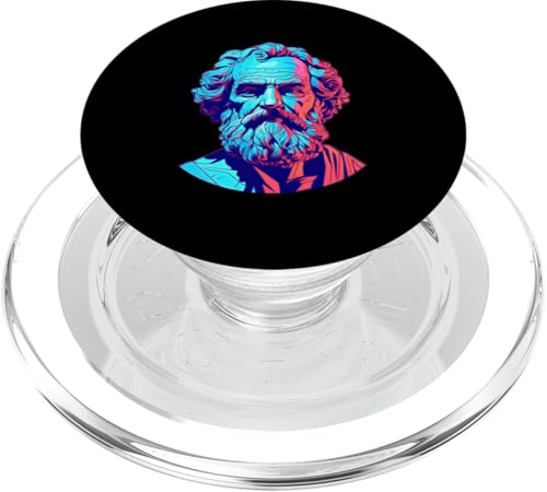 Sokrates Bunt PopSockets PopGrip für MagSafe von Socrates Art Style Designs For Historians