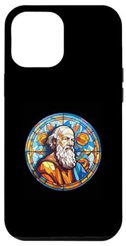 Sokrates Glasmalerei Hülle für iPhone 12 Pro Max Sokrates Glasmalerei Hülle für iPhone 12 Pro Max von Socrates Art Style Designs For Historians