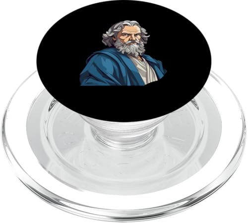 Sokrates Isometrischer Anime PopSockets PopGrip für MagSafe Sokrates Isometrischer Anime PopSockets PopGrip für MagSafe von Socrates Art Style Designs For Historians