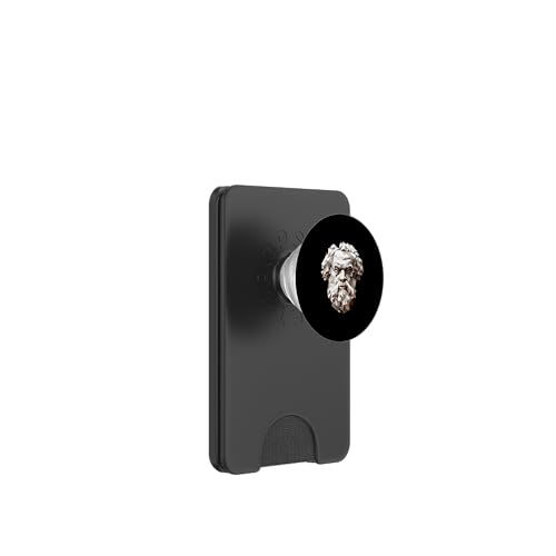 Sokrates Low Poly Art PopSockets PopWallet für MagSafe von Socrates Art Style Designs For Historians