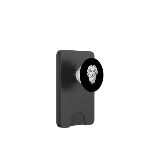 Sokrates Low Poly Art PopSockets PopWallet für MagSafe Sokrates Low Poly Art PopSockets PopWallet für MagSafe von Socrates Art Style Designs For Historians