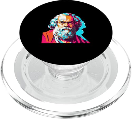 Sokrates Pixel Art PopSockets PopGrip für MagSafe von Socrates Art Style Designs For Historians