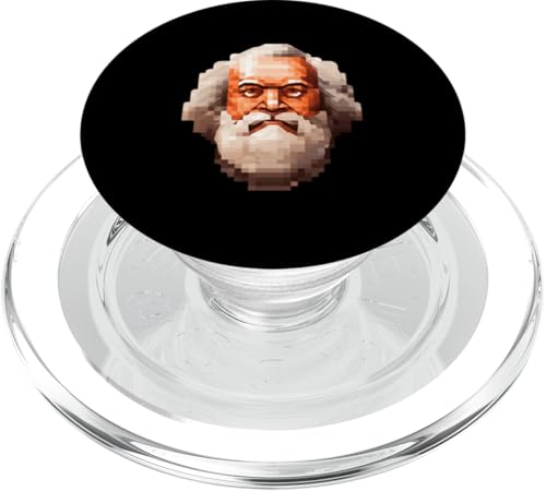 Sokrates Pixel Art PopSockets PopGrip für MagSafe von Socrates Art Style Designs For Historians