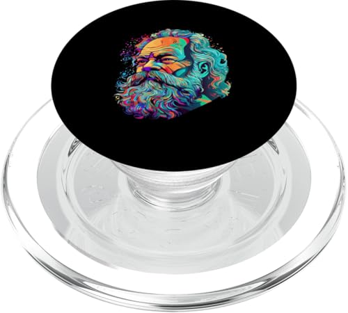 Sokrates Psychedelisch PopSockets PopGrip für MagSafe von Socrates Art Style Designs For Historians