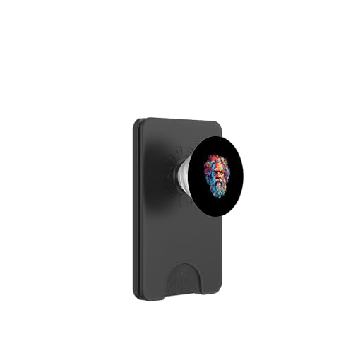 Sokrates Psychedelisch PopSockets PopWallet für MagSafe von Socrates Art Style Designs For Historians