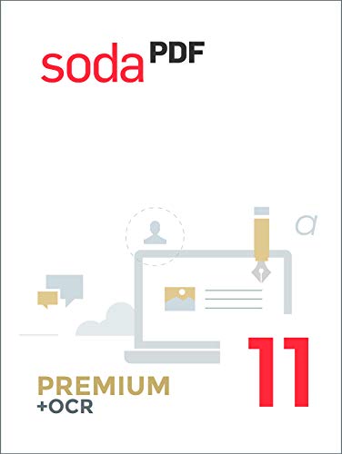 Soda PDF 11 | Premium mit OCR | 1 Gerät | PC | PC Aktivierungscode per Email von Soda