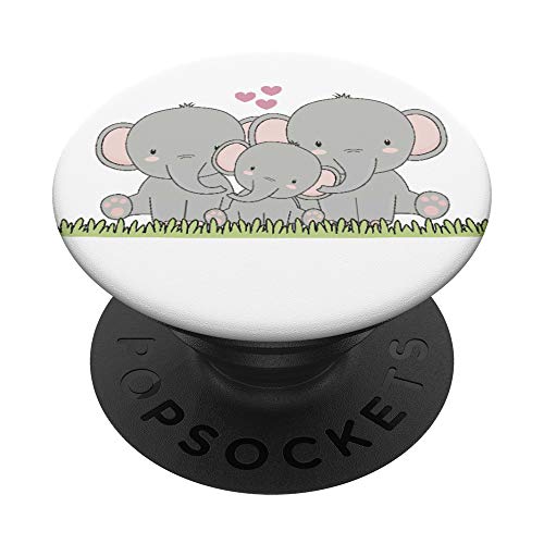 Baby Elefant PopSockets PopGrip: Ausziehbarer Sockel und Griff für Handys/Tablets mit Tauschbarem Top von SodaPockets