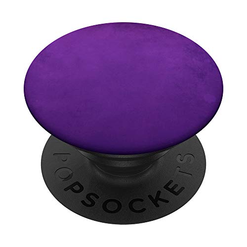 Lila Dunkel PopSockets PopGrip: Ausziehbarer Sockel und Griff für Handys/Tablets mit Tauschbarem Top von SodaPockets