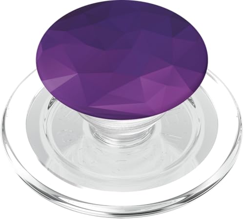 Lila geometrisch - PopSockets Ausziehbarer Sockel und Griff für Smartphones und Tablets PopSockets PopGrip für MagSafe von SodaPockets