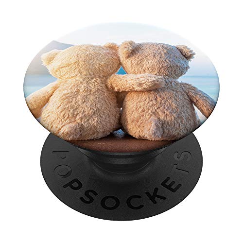 Teddybär PopSockets PopGrip: Ausziehbarer Sockel und Griff für Handys/Tablets mit Tauschbarem Top von SodaPockets