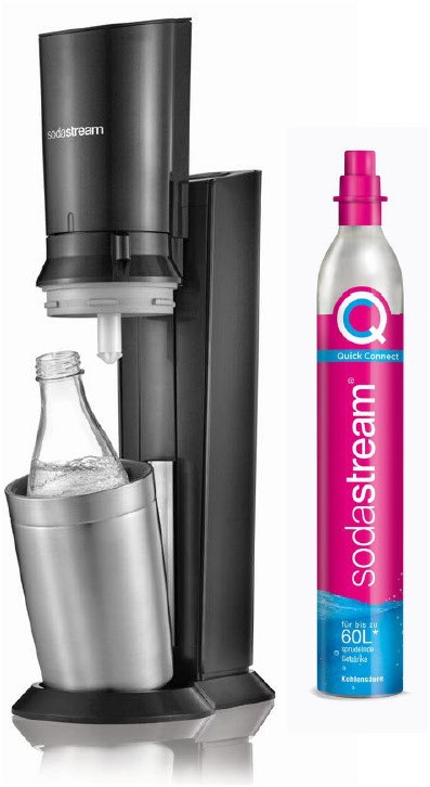 Crystal QC Trinkwasser-Sprudler titan von Sodastream