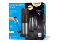 SodaStream DUO, Schwarz, Edelstahl, Glas, 1 l, 60 l, 155 mm, 280 mm SodaStream DUO, Schwarz, Edelstahl, Glas, 1 l, 60 l, 155 mm, 280 mm von Sodastream