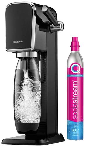 Sodastream Wassersprudler Art Schwarz, Edelstahl von Sodastream