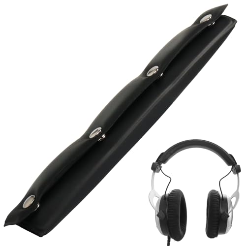 DT880 Kopfbandkissen, Ersatz-Kopfbandpolster aus Proteinleder, kompatibel mit DT 770 860 880 990 PRO/Sennheiser HD380 HD600 HD650 ATH-M50 Sony MDR-V6 V600 Kopfhörer-Schutzbügel von Sodorous