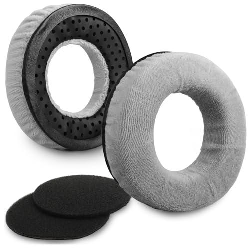 Defean DT990 DT880 Ersatz-Ohrpolster, kompatibel mit Beyerdynamic DT990 / DT880 / DT770 PRO Kopfhörern, Grau von Sodorous