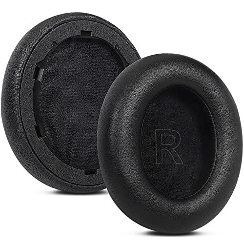 Life Q30 Ersatz Ohrpolster aus Schaumstoff, weicheres Protein-Leder, kompatibel mit Anker Soundcore Life Q30 / Q30 BT / Q35 Kopfhörern, weicher Lederschaum, Schwarz von Sodorous