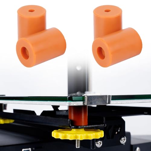 8 Stück 3D Drucker Silikon Nivelliersäule, 3D-Druckernivellierungssäule,3D Drucker Silikon Heizbett Nivelliersäule,3D-Druckerzubehör 18 mm für Ender 3/Ender 3V2/ 3 Pro/CR-10 Serie von Sodwes