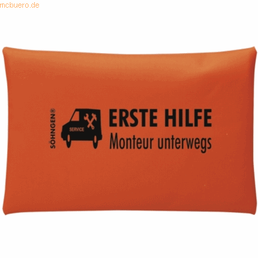 Söhngen Erste-Hilfe-Set Monteur unterwegs orange von Söhngen