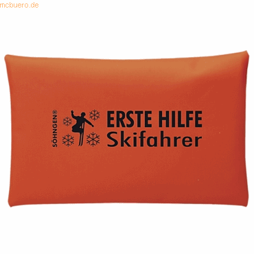 Söhngen Erste-Hilfe-Set Skifahrer orange von Söhngen