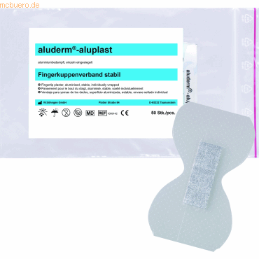 Söhngen Fingerkuppenverband aluderm-aluplast stabil VE=50 Stück Söhngen Fingerkuppenverband aluderm-aluplast stabil VE=50 Stück von Söhngen