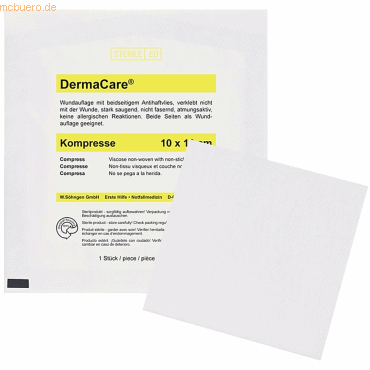 Söhngen Kompresse DermaCare 10x10cm Söhngen Kompresse DermaCare 10x10cm von Söhngen