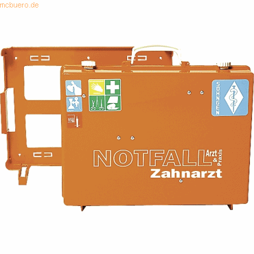 Söhngen Notfallkoffer Arzt + Praxis Zahnarzt orange von Söhngen